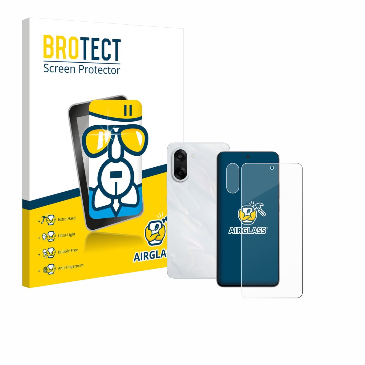Screenprotector voor OnePlus Nord CE 5 (Voor+Camera) Beschermglas transparant