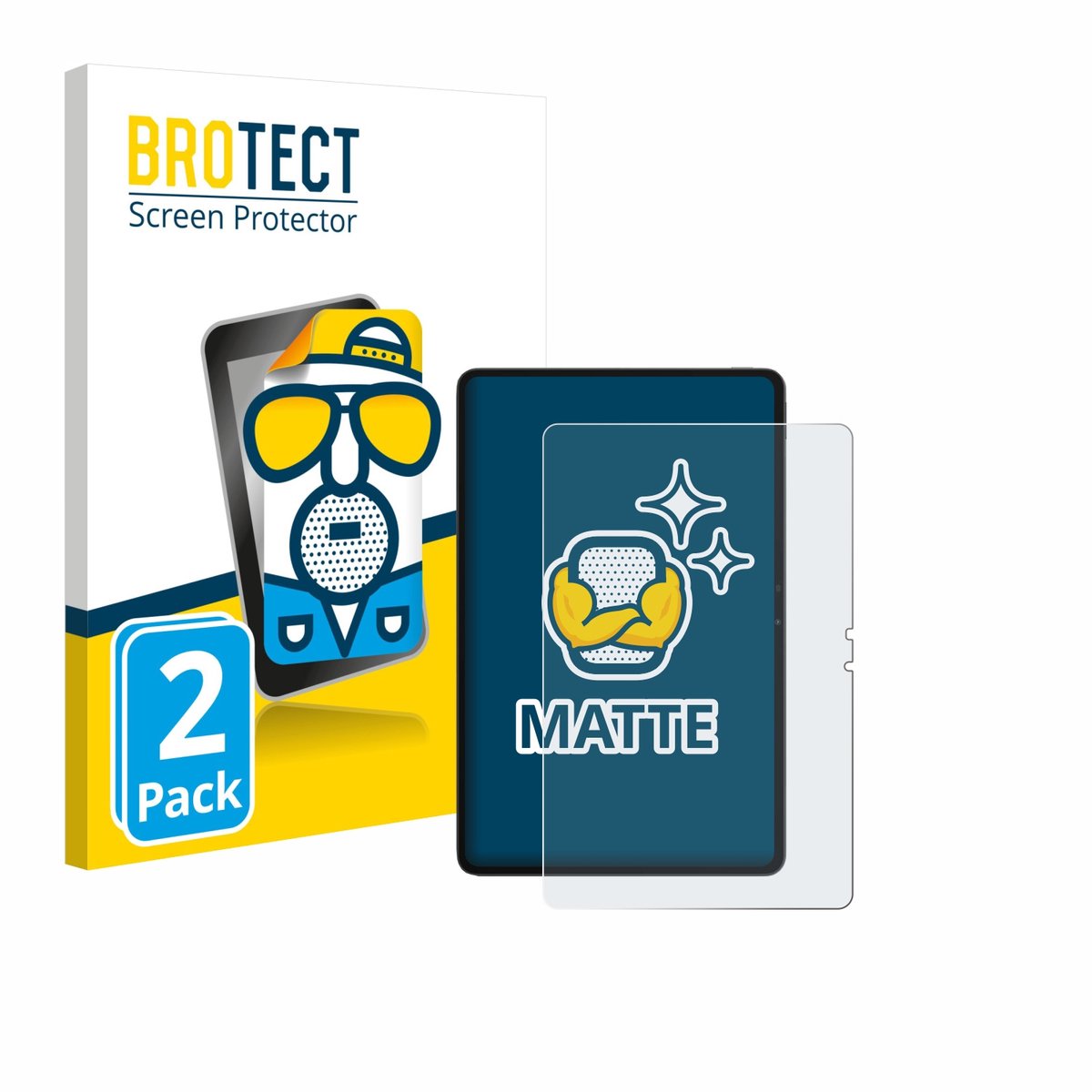 BROTECT - Screenprotector voor Blackview MEGA 3 - Folie Beschermfolie matte 2 Stuks