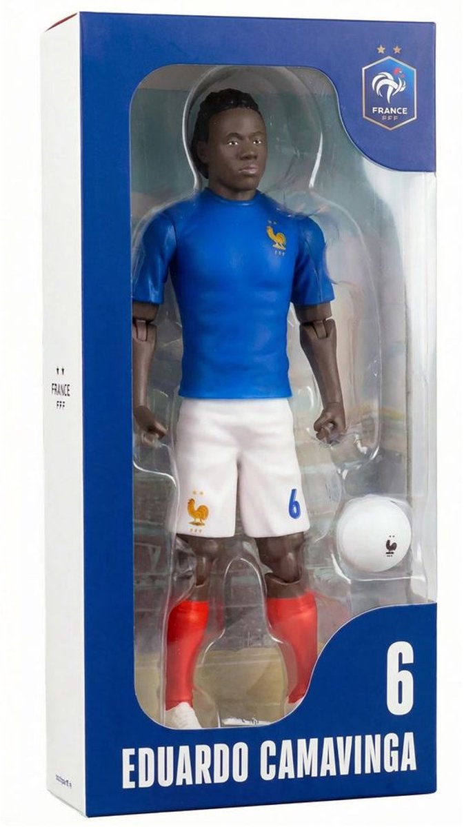 MEGABLEU – Camavinga Verzamelfiguur – Voetbal – 20 cm – 10 articulaties
