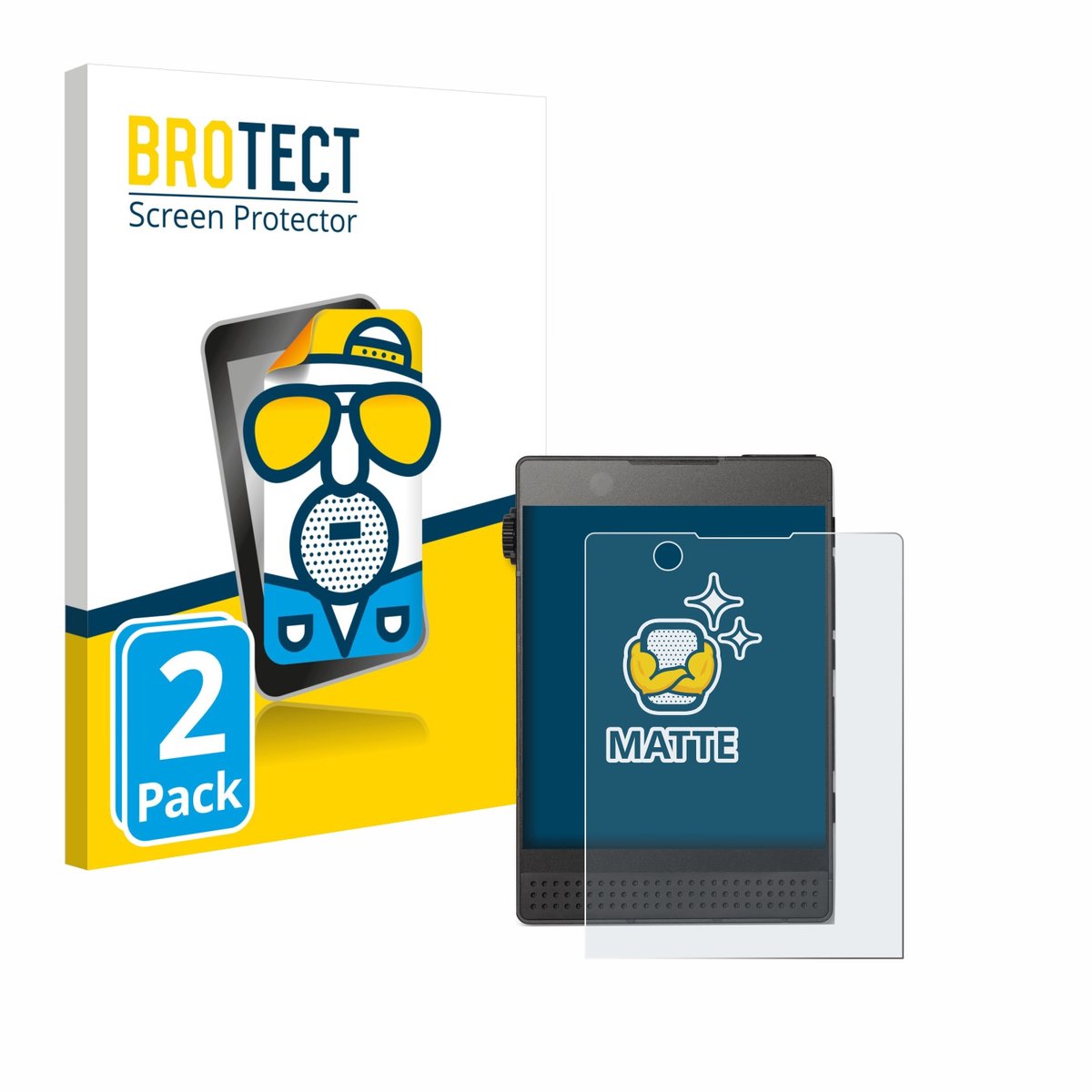 BROTECT - Screenprotector voor Light Phone 3 - Folie Beschermfolie matte 2 Stuks