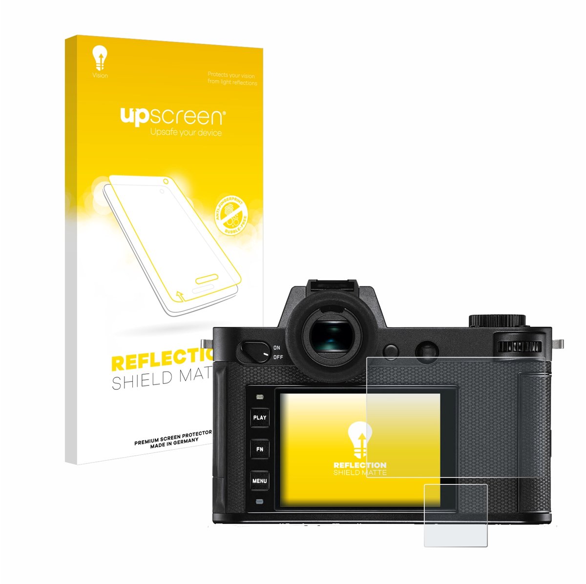 upscreen - Screenprotector voor Leica SL2-S - Folie Beschermfolie anti glare matte