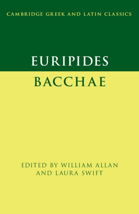 Cambridge Greek and Latin Classics- Euripides: Bacchae - cover