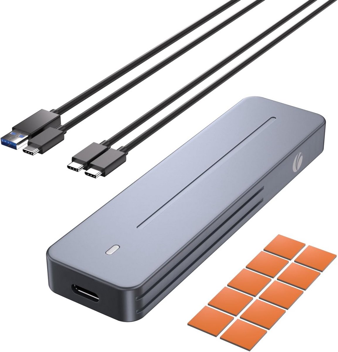 Externe M.2 NVMe SSD Behuizing voor Snelle Dataoverdracht