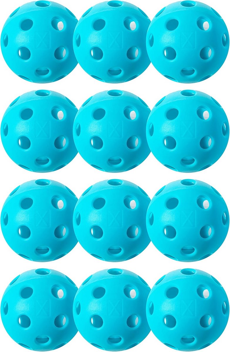 Pickleball Indoor Ballen - Officiële Afmetingen & Gewicht - Set van 3, 12 of 100 Stuks