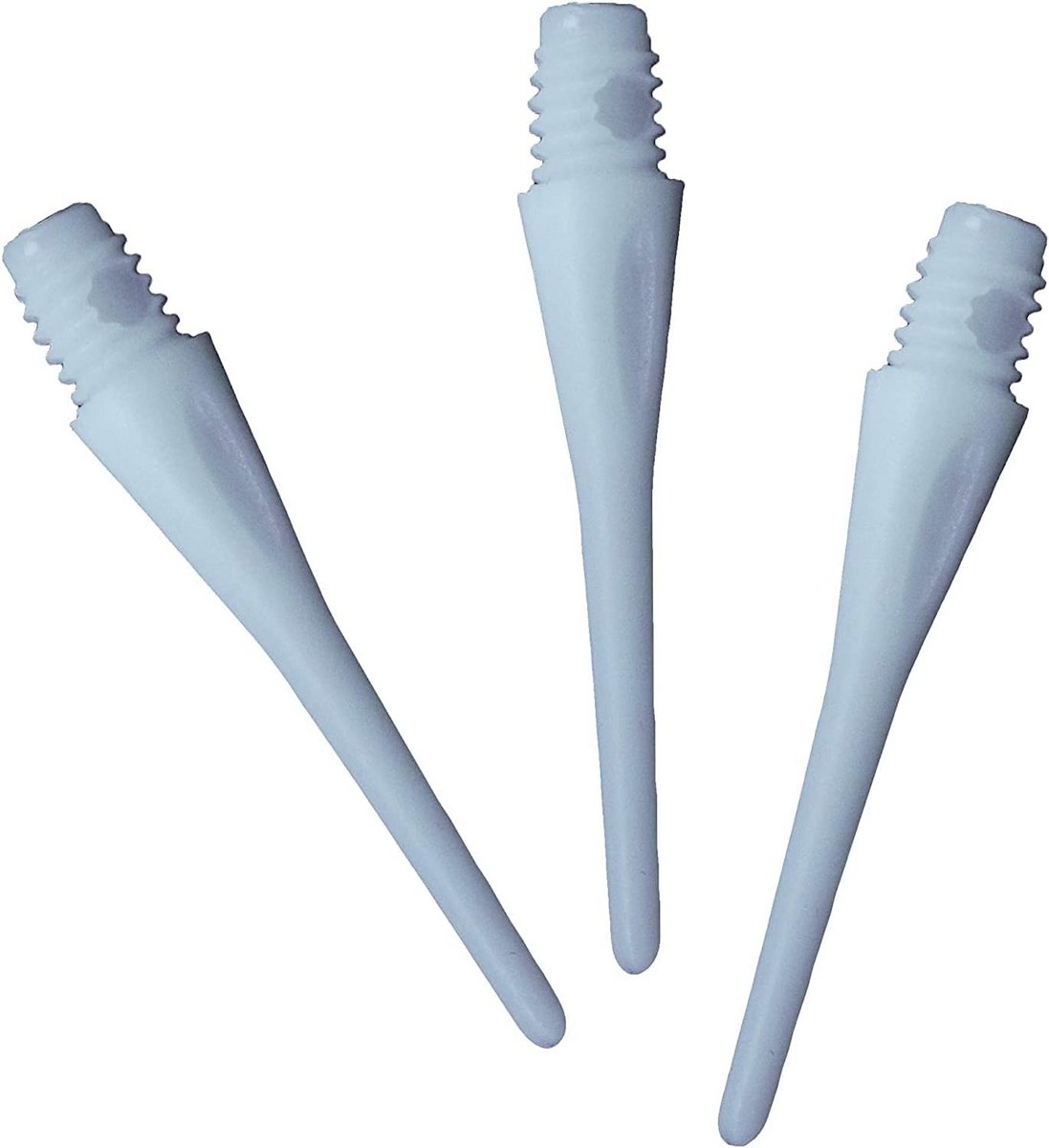100x Nylon Soft Dartpunten Wit - Universele Reservepunten voor Elektronisch Dartbord