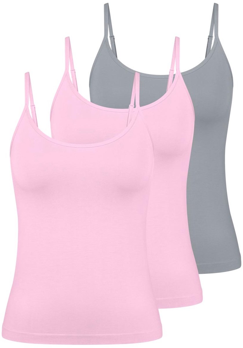 sloggi Dames spaghettitop 3 pack GO Sense