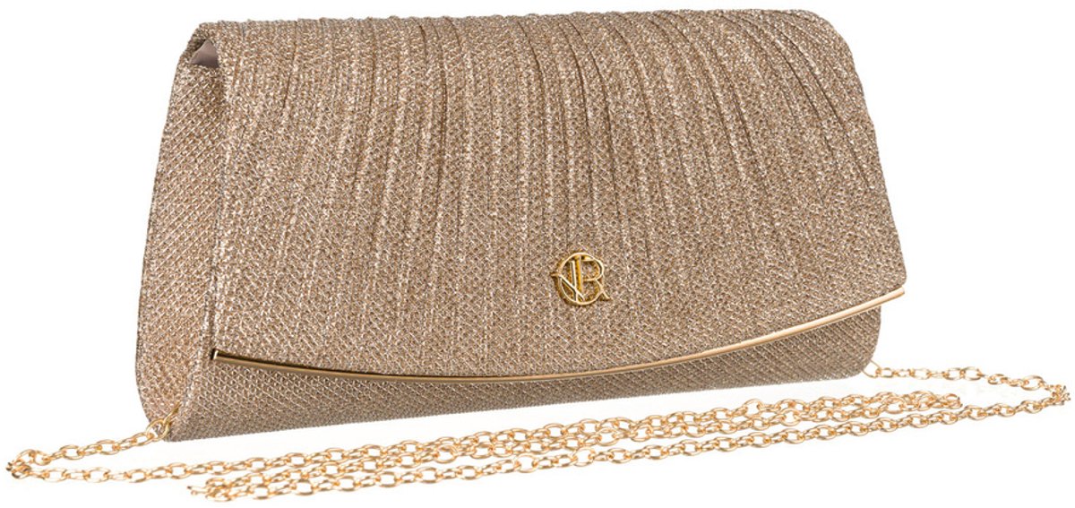 Rovicky Evening Serie - Brokat Clutch - Kettingriem - Synthetisch - Klassiek Design