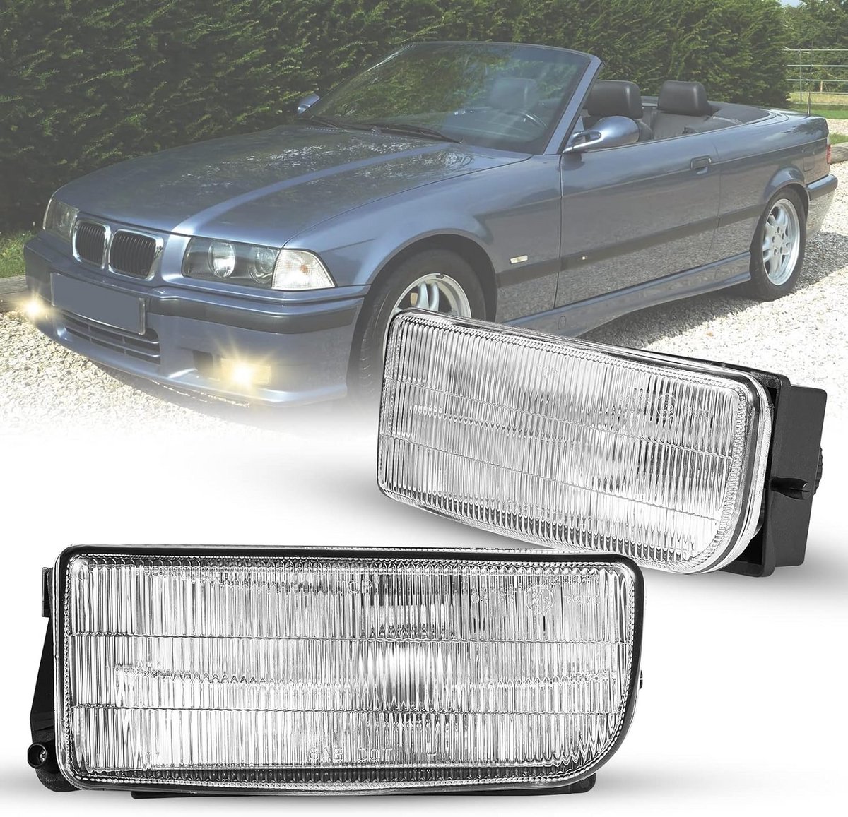 Mistlampen Set voor BMW 3 Serie E36 Halogeen Helder Glas