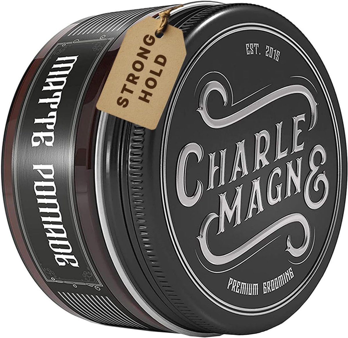 Charlemagne Matte Pomade – Leer – sterke hold – 3-pack