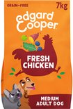 Zak Edgard & Cooper hondenbrokken, verse kip, medium volwassen hond, 7kg, graanvrij recept.