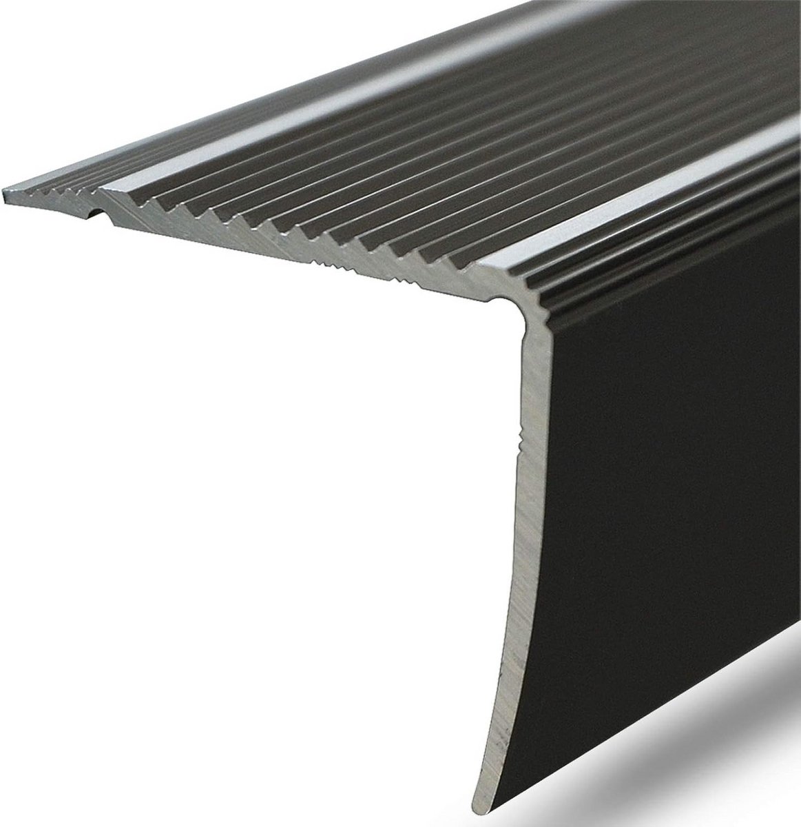 Zelfklevend L-vormig Trapprofiel Aluminium 30mm Geanodiseerd Brons 100cm