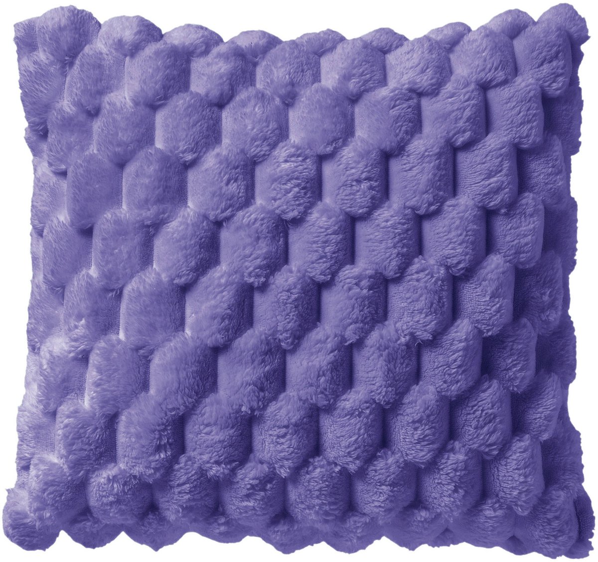 Dutch Decor VIVA - kussenhoes 45x45 cm - superzacht - 100% gerecycled - Liberty - paars - met rits - zonder binnenkussen Violet