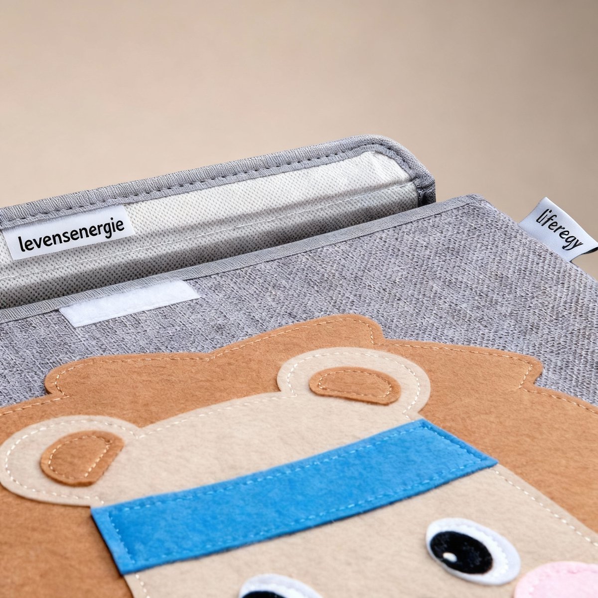 Opbergdoos van stof voor kinderen "leeuw" met deksel, compatibel met Ikea Kallax Lifeney