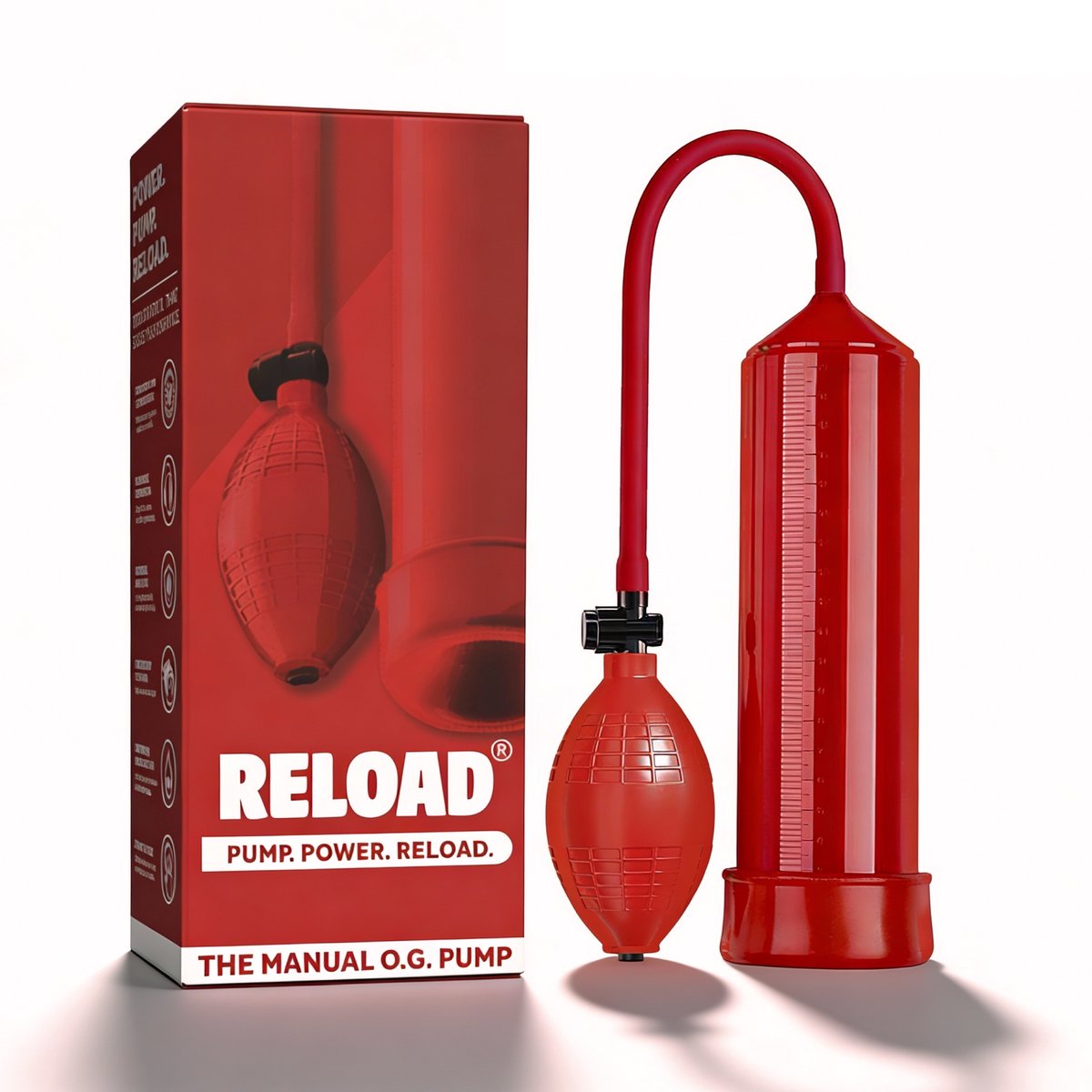 RELOAD Penispomp - erectiepomp met penisring