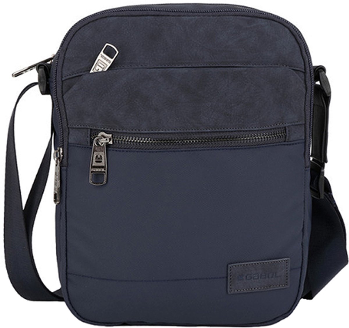 Gabol Clark Medium Schoudertas Heren - Polyester - Blauw