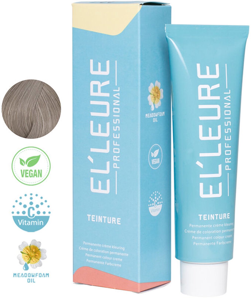Elleure Haarverf - Teinture 100.1 zeer licht asblond - 100 ml