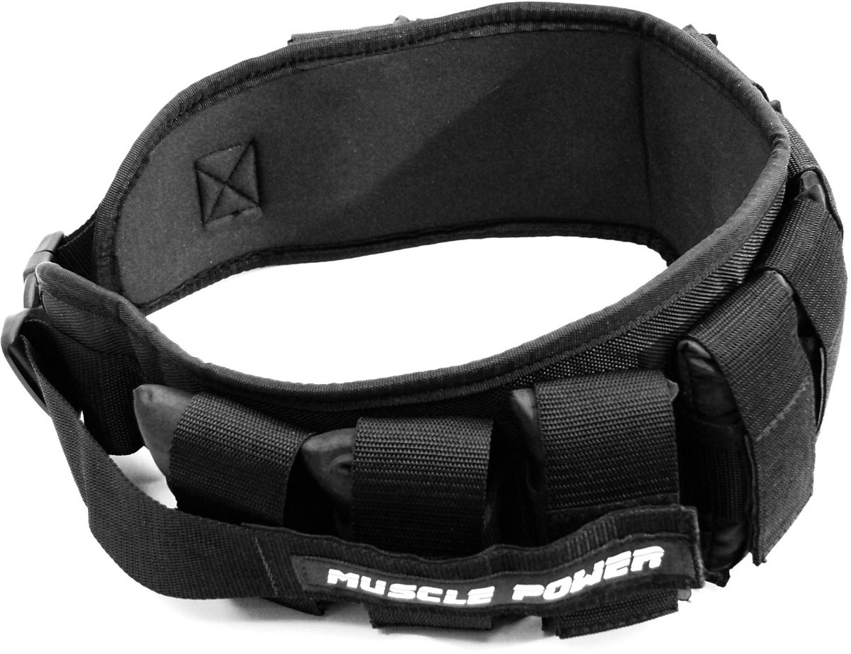 Muscle Power Gewichtsgordel 3 kg - Zwart