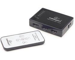 Gembird HDMI Switch - 5 Poorten - Veelzijdige Aansluitmogelijkheden - Compact Design