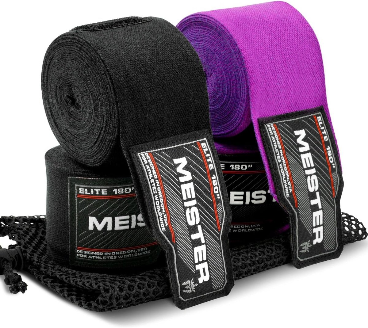 180 inch Professionele Hand Wraps voor Boksen en MMA - 2 Paar Set