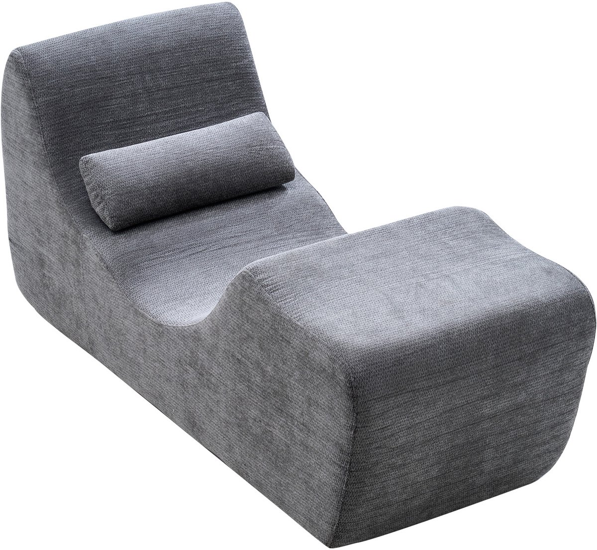 VEVOR Chaise Lounge Relaxstoel voor Yoga & Massage, Moderne Gebogen Schuim Loungestoel, Er