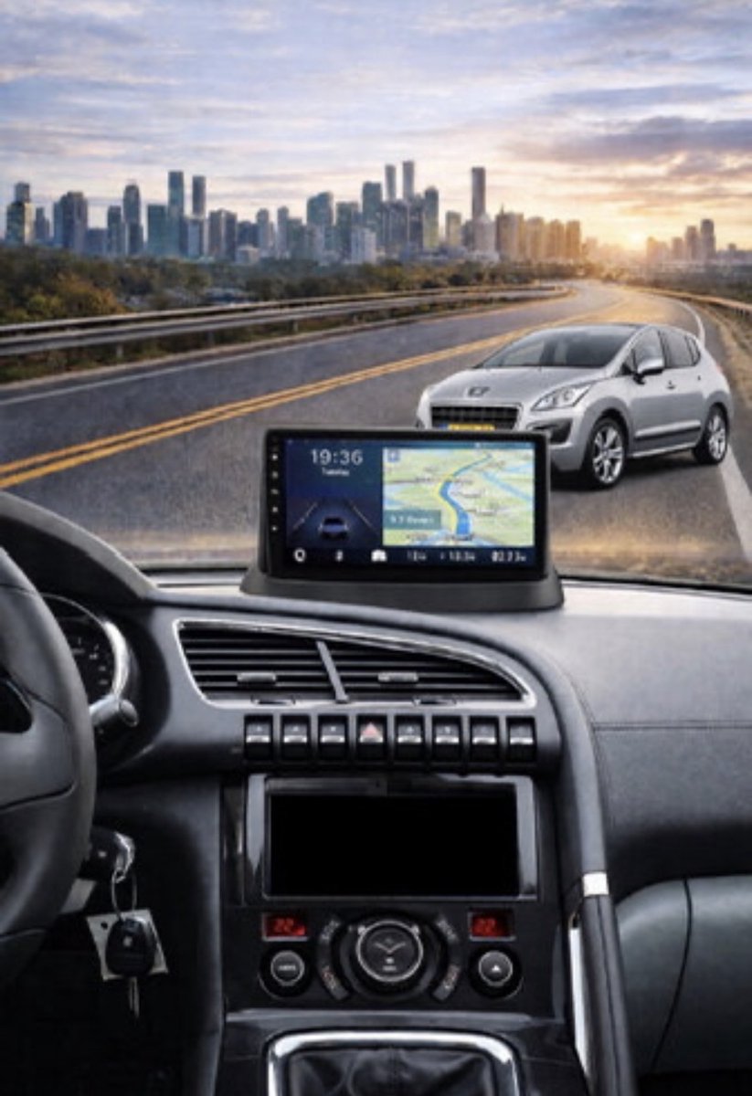 ADIVOX S2 9 inch geschikt voor Peugeot 3008/5008 van 2009 t/m 2015 Android 15 CarPlay/Auto/Wifi/DSP/5G/DAB+