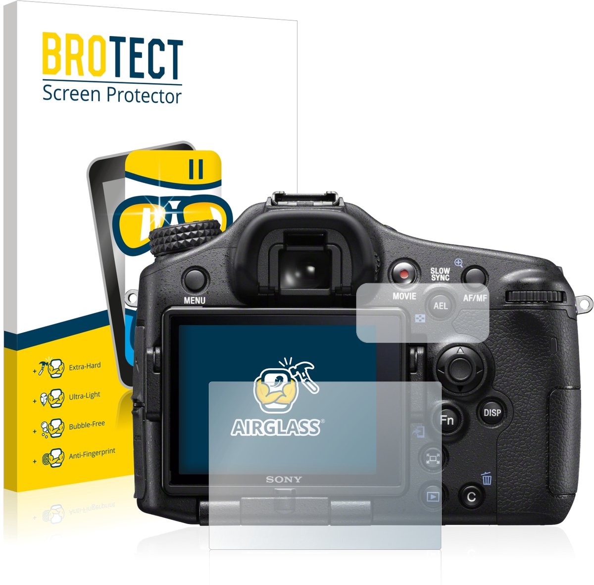 Screenprotector voor Sony Alpha 77 II (SLT-A77 II) Beschermglas transparant
