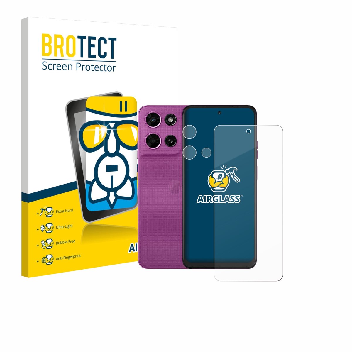 Screenprotector voor Motorola Moto G Play 2026 (Voor+Camera) Beschermglas transparant