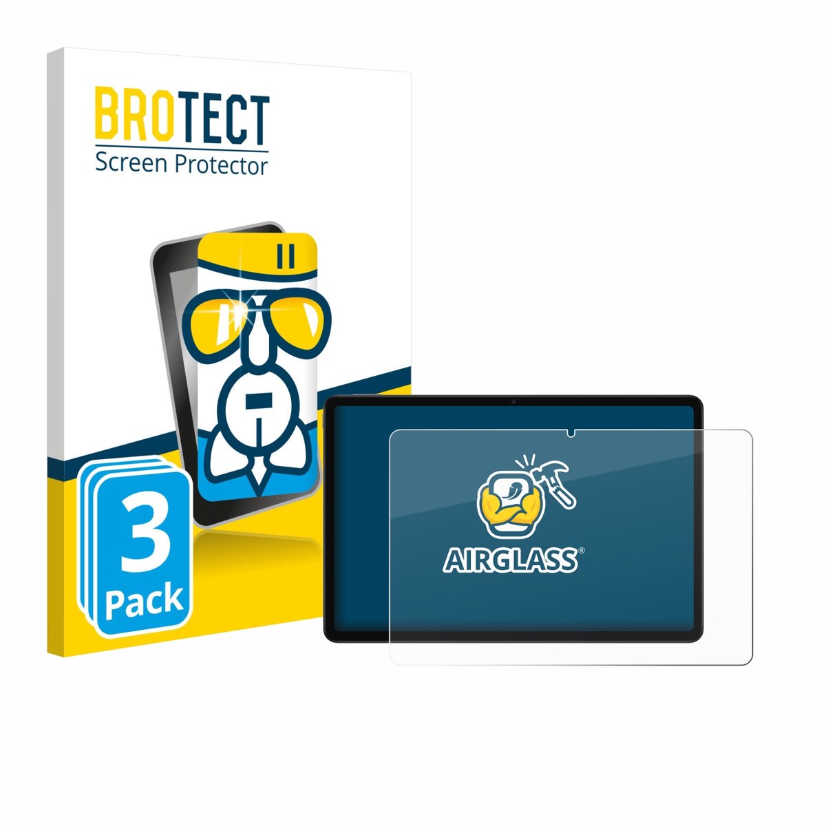 Screenprotector 3 Stuks voor Xiaomi Redmi Pad 2 Beschermglas transparant