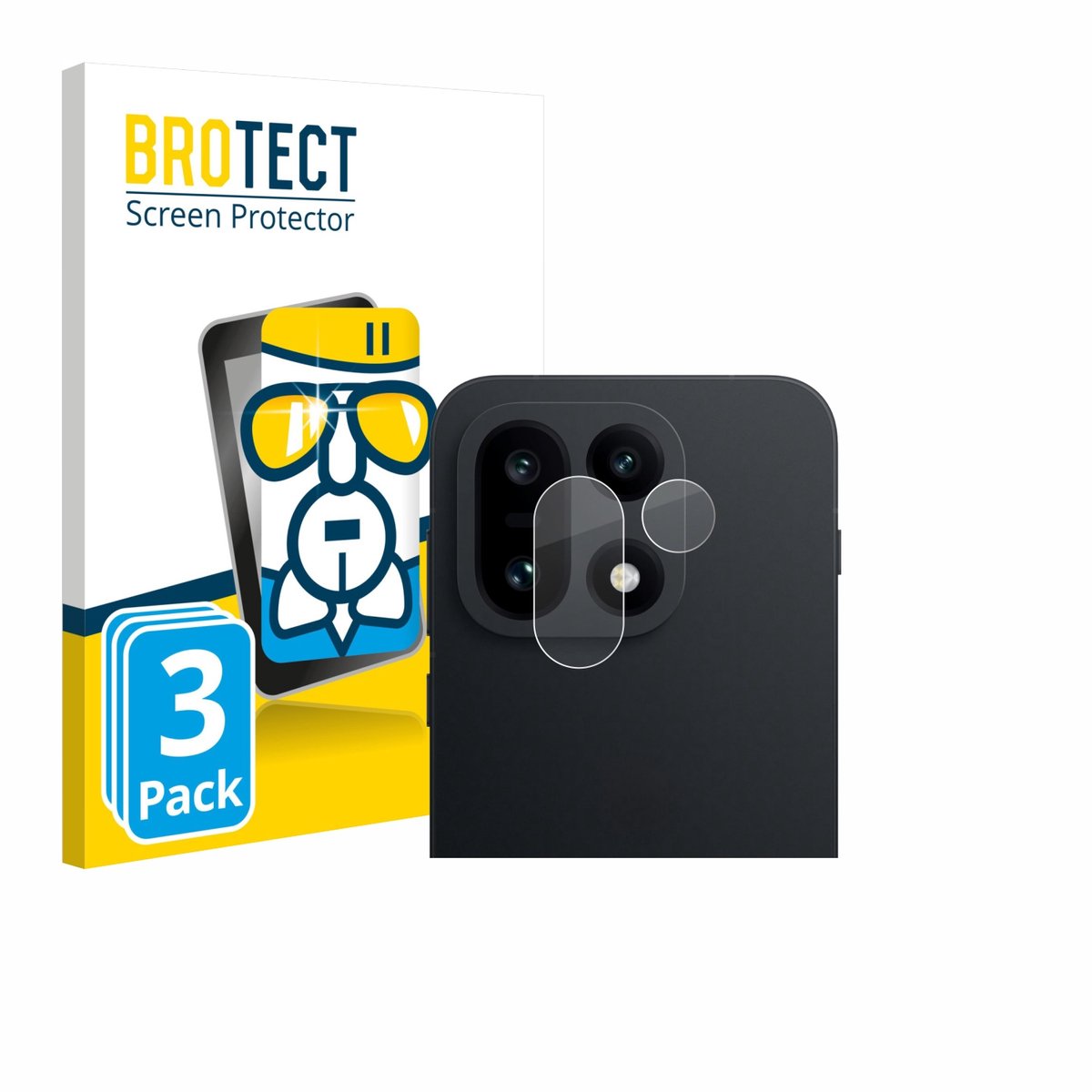 Screenprotector 3 Stuks voor OnePlus 15 (ALLEEN Camera Lens) Beschermglas transparant