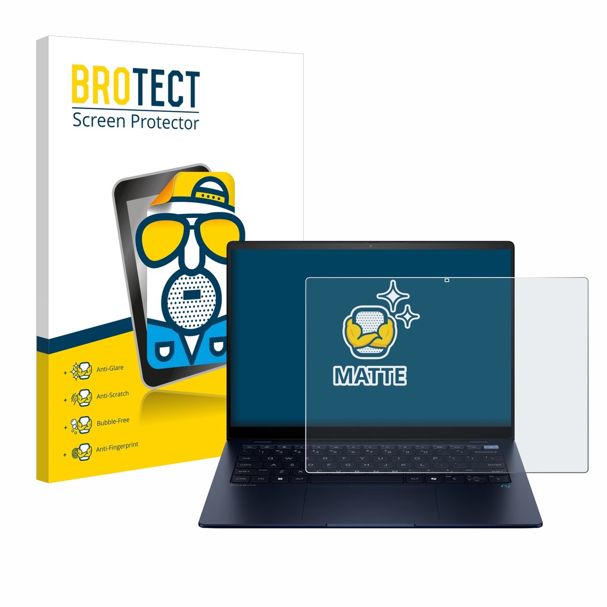 BROTECT - Screenprotector voor HP EliteBook Ultra 14 G1q - Folie Beschermfolie matte