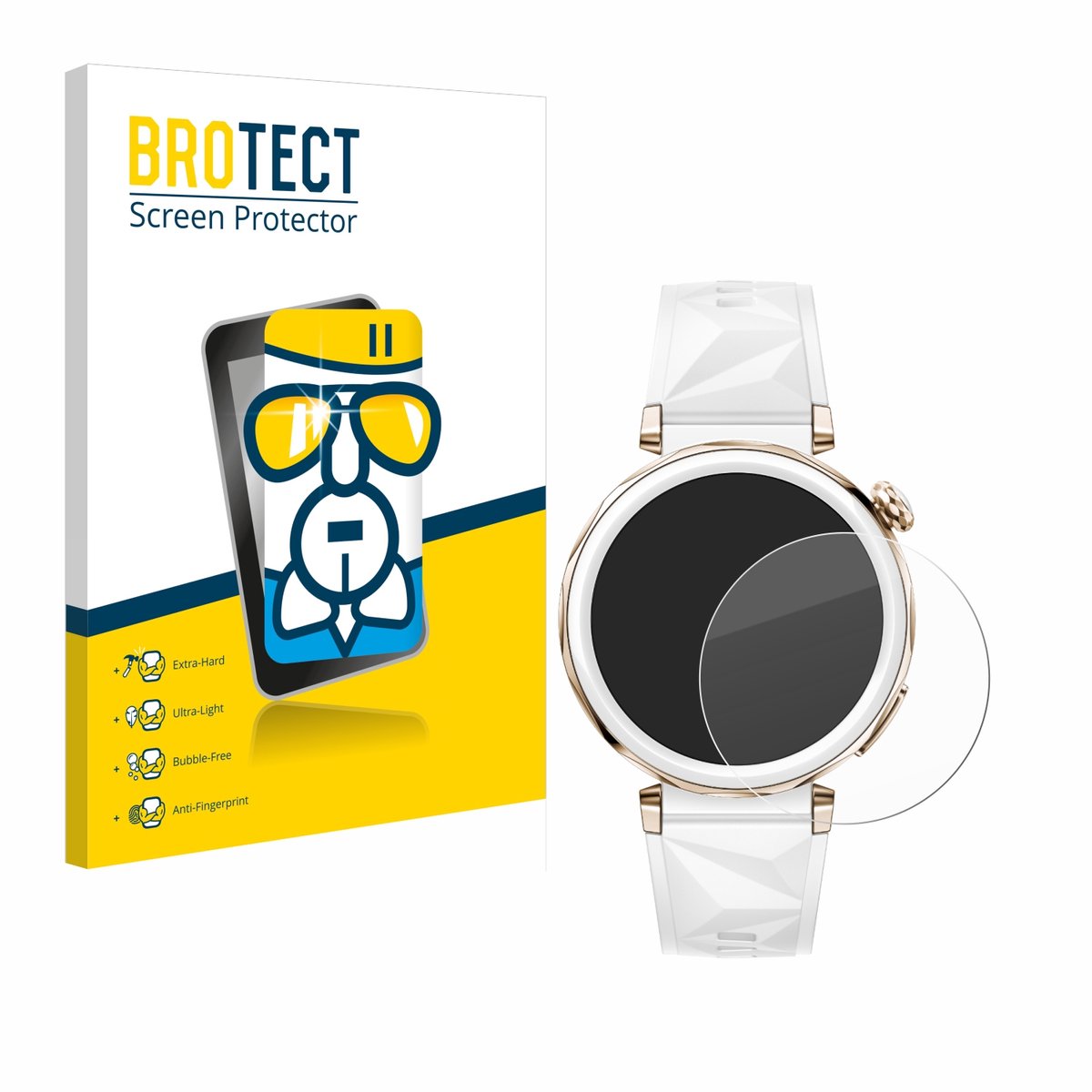 Screenprotector voor Huawei Watch GT 5 Pro (42 mm) Beschermglas transparant