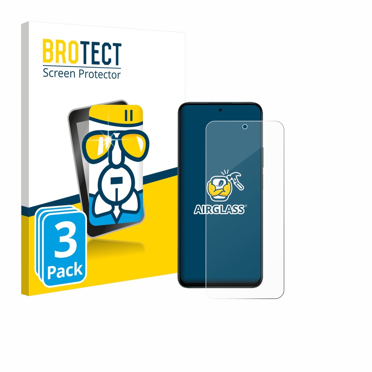 Screenprotector 3 Stuks voor Honor 400 Smart Beschermglas transparant