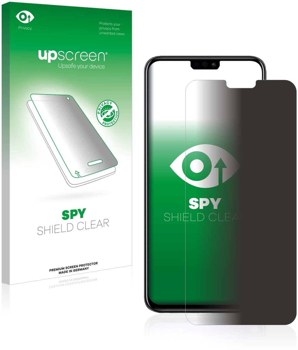 upscreen - privacy screenprotector voor Honor 8X - Folie Beschermfolie Blauwlichtfilter