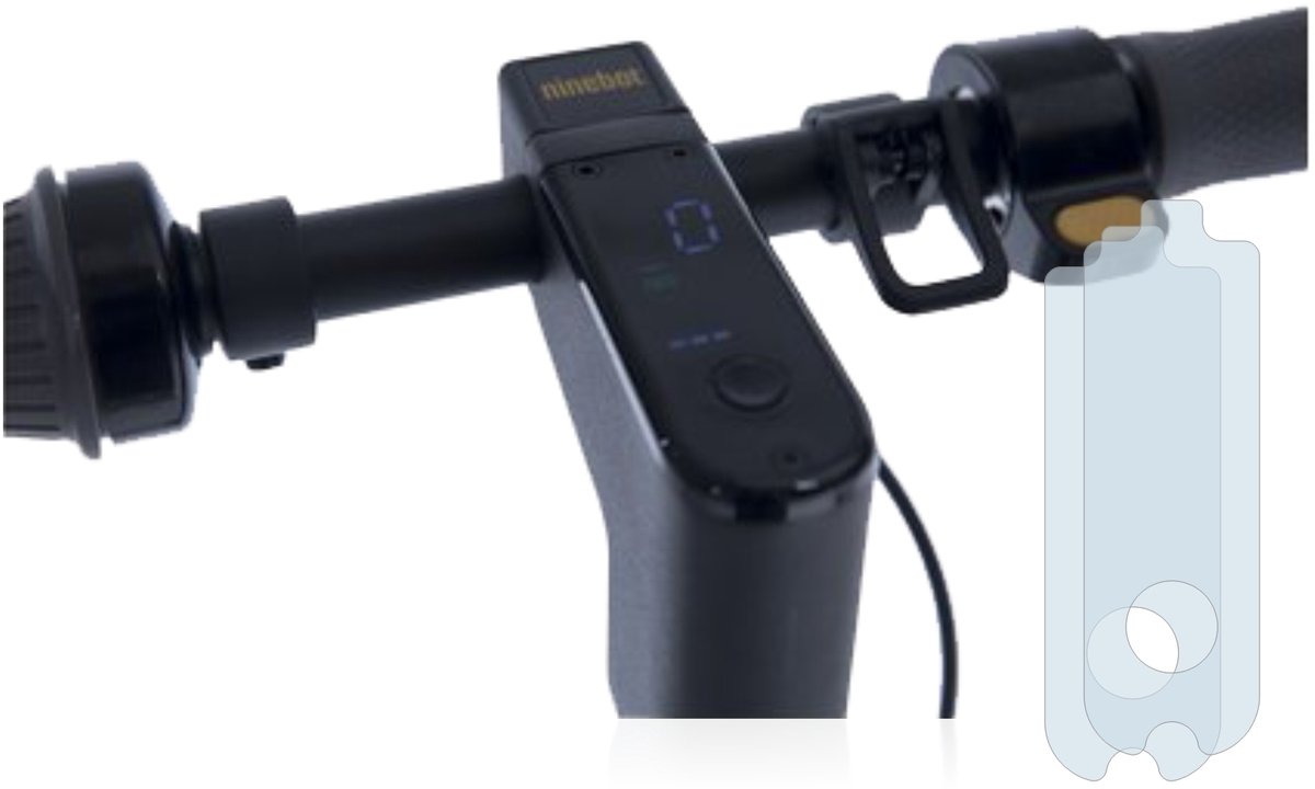 BROTECT - Screenprotector voor Segway Ninebot KickScooter MAX G30 - Folie Beschermfolie transparant 2 Stuks – foto 5