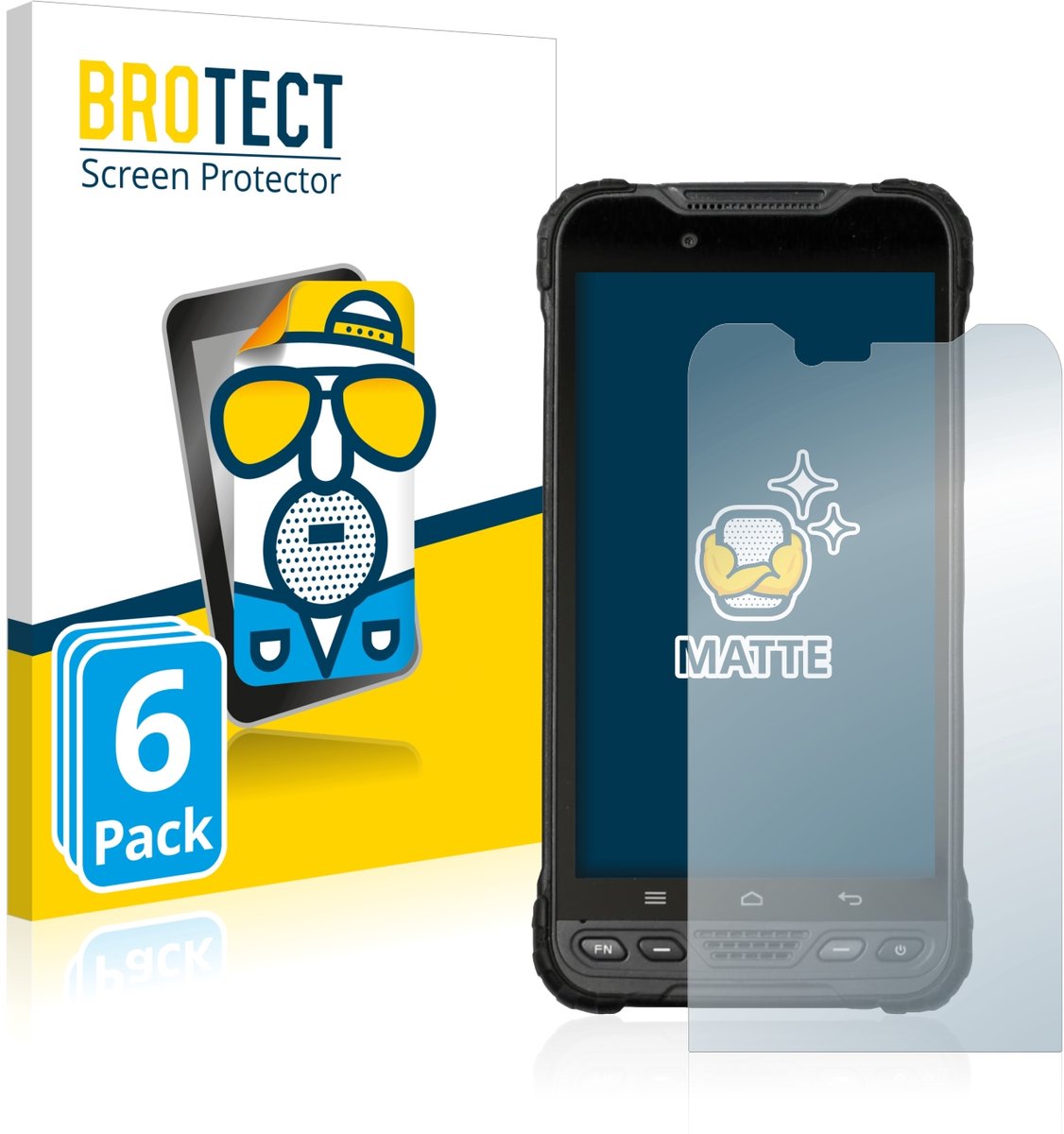 BROTECT - Screenprotector voor UniStrong UT10 6" - Folie Beschermfolie matte 6 Stuks