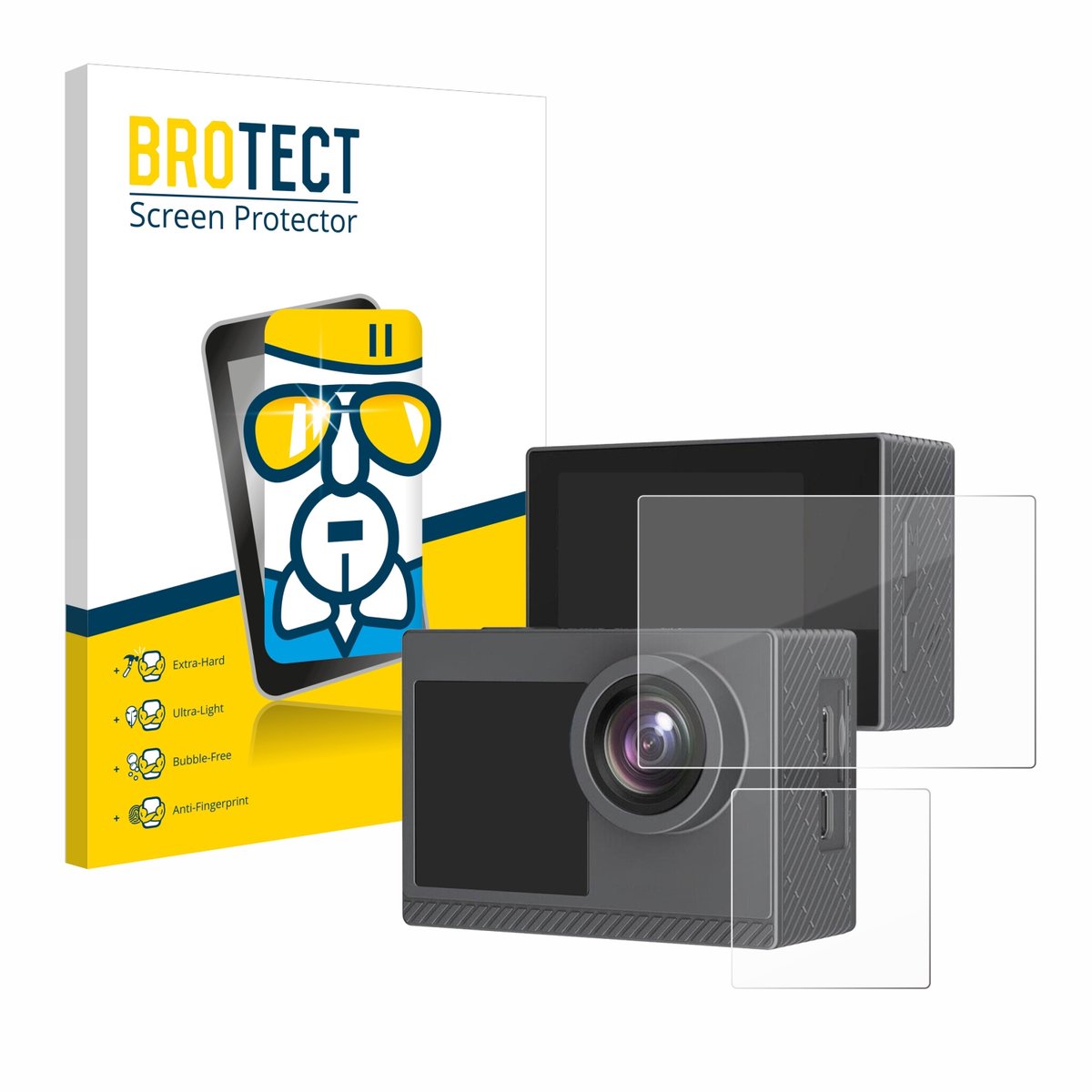 Screenprotector voor Akaso Brave 4 Pro Beschermglas transparant