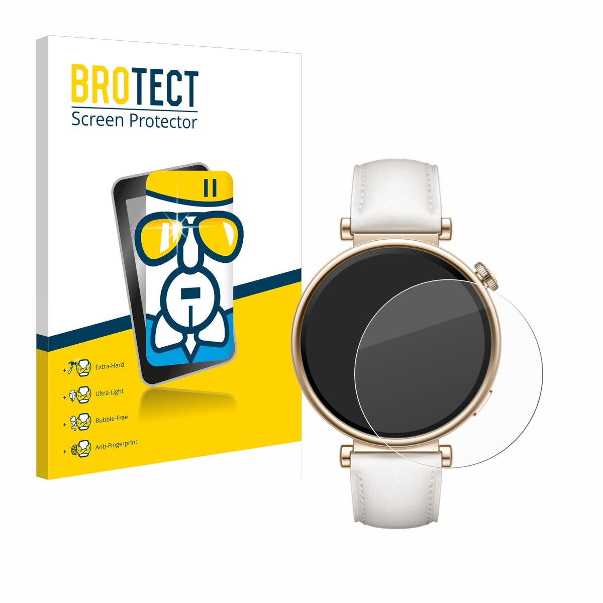 Screenprotector voor Huawei Watch GT 4 (41mm) Beschermglas transparant