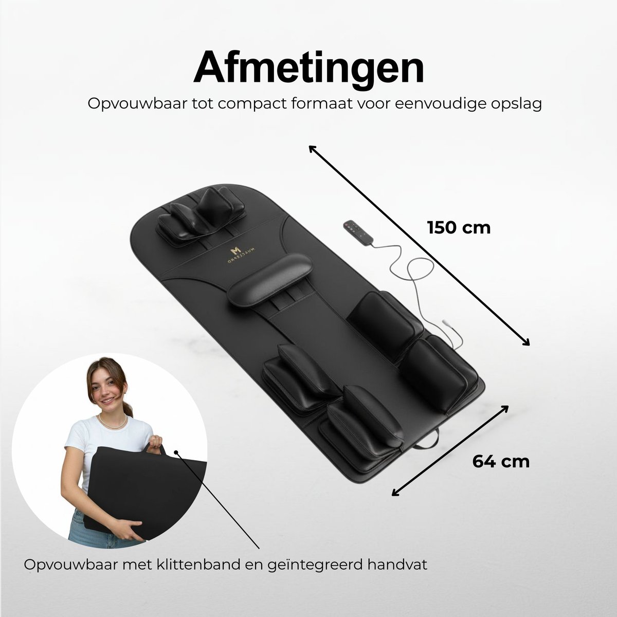 ProTechChoice MusclePro RecoveryBed Massagematras met Warmte - afbeelding 2