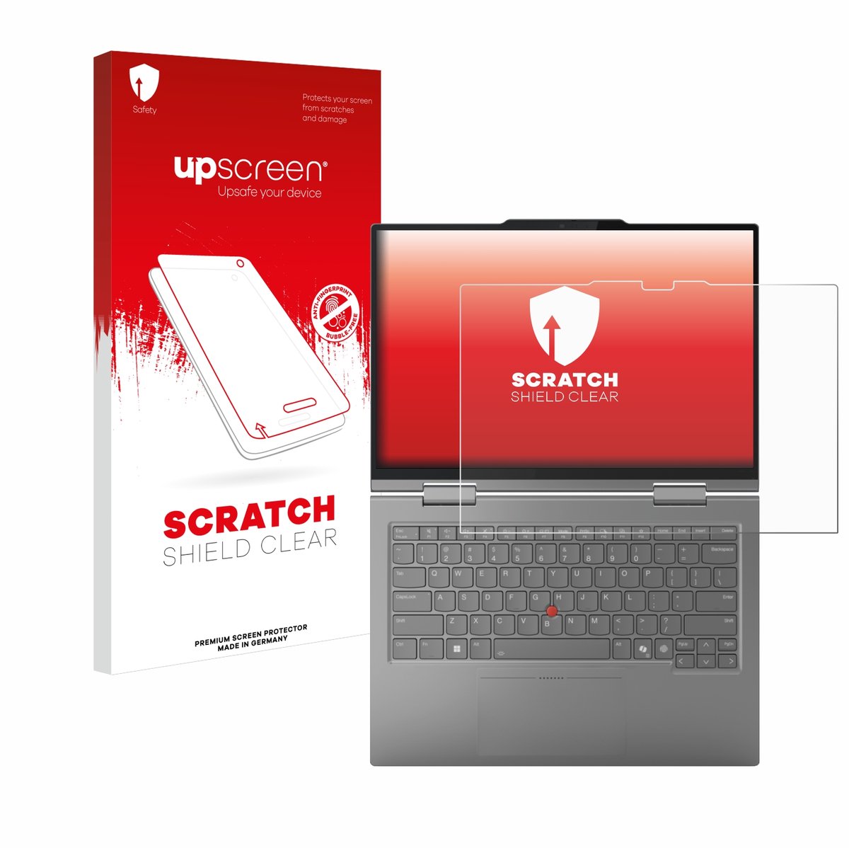 upscreen - Screenprotector voor Lenovo ThinkPad X1 2-in-1 Gen 10 14" - Folie Beschermfolie transparant