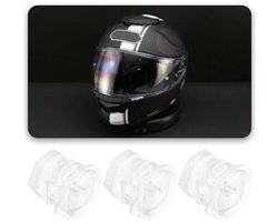 Helmspelden Set - Compatibel met Shoei Helmen - 6 mm