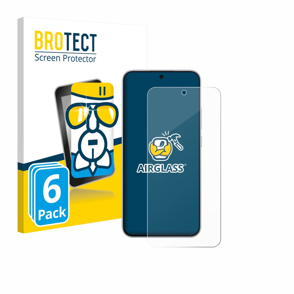 Screenprotector 6 Stuks voor Oppo A6 Pro Beschermglas transparant