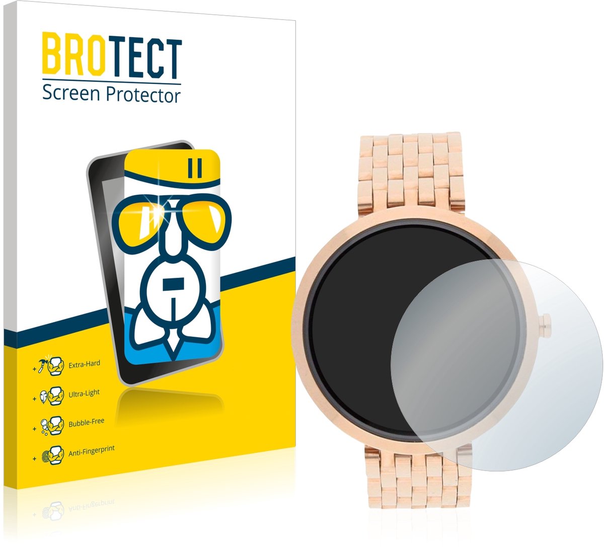 Screenprotector voor Xlyne X-Watch Siona / XW Fit Beschermglas transparant