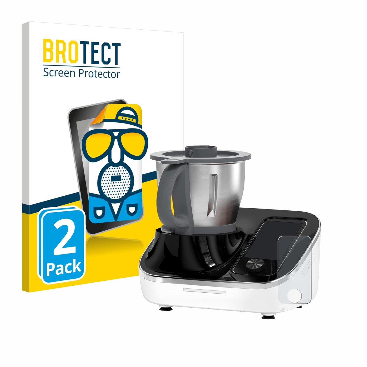 BROTECT - Screenprotector voor TOKIT Omni Cook C2 - Folie Beschermfolie matte 2 Stuks