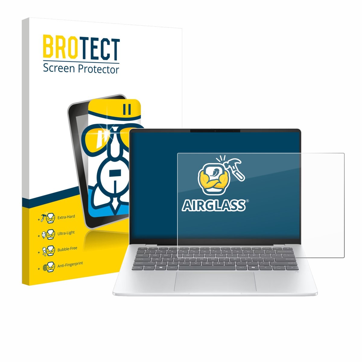 Screenprotector voor HP OmniBook 5 14 Beschermglas transparant