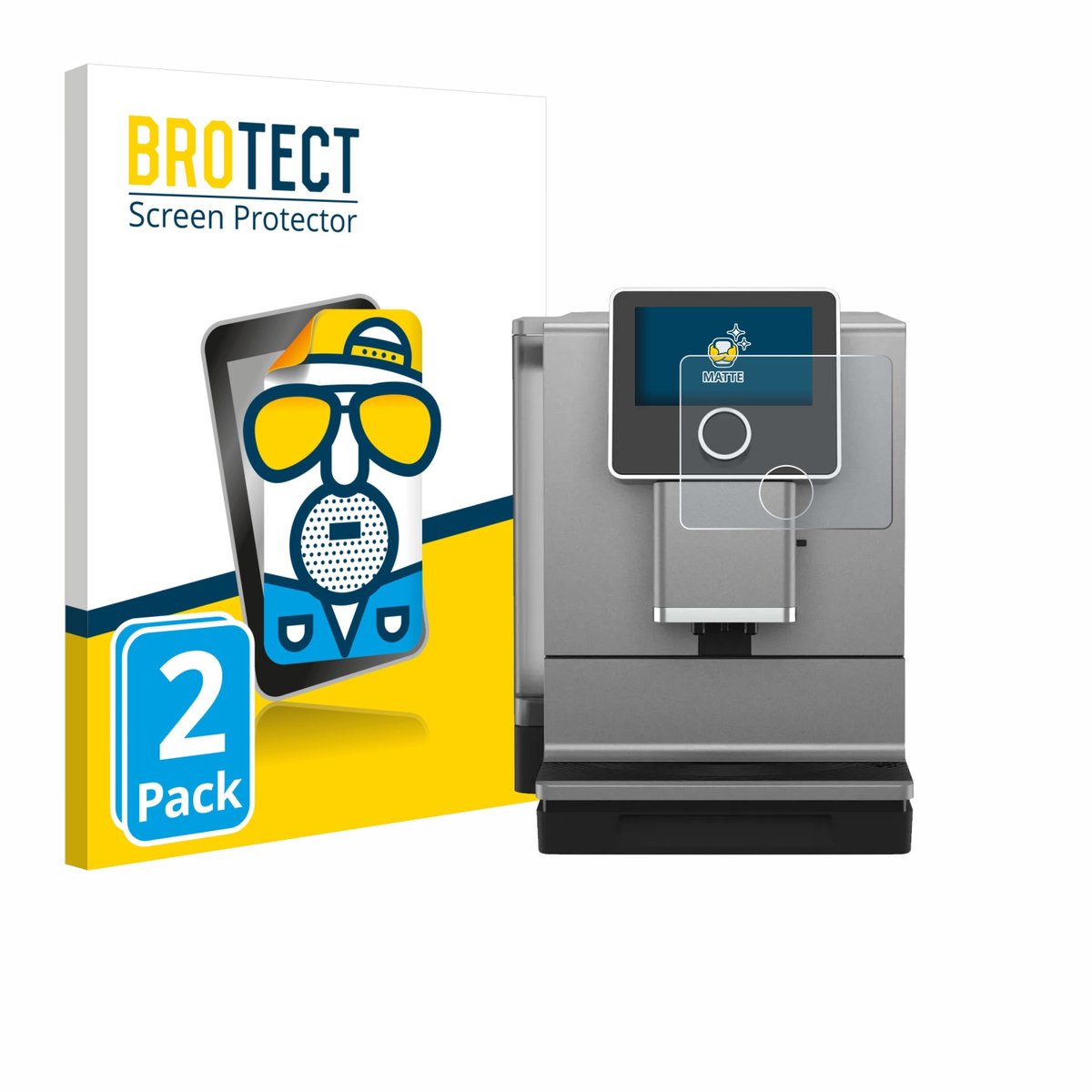 BROTECT - Screenprotector voor Nivona NICR 970 - Folie Beschermfolie matte 2 Stuks