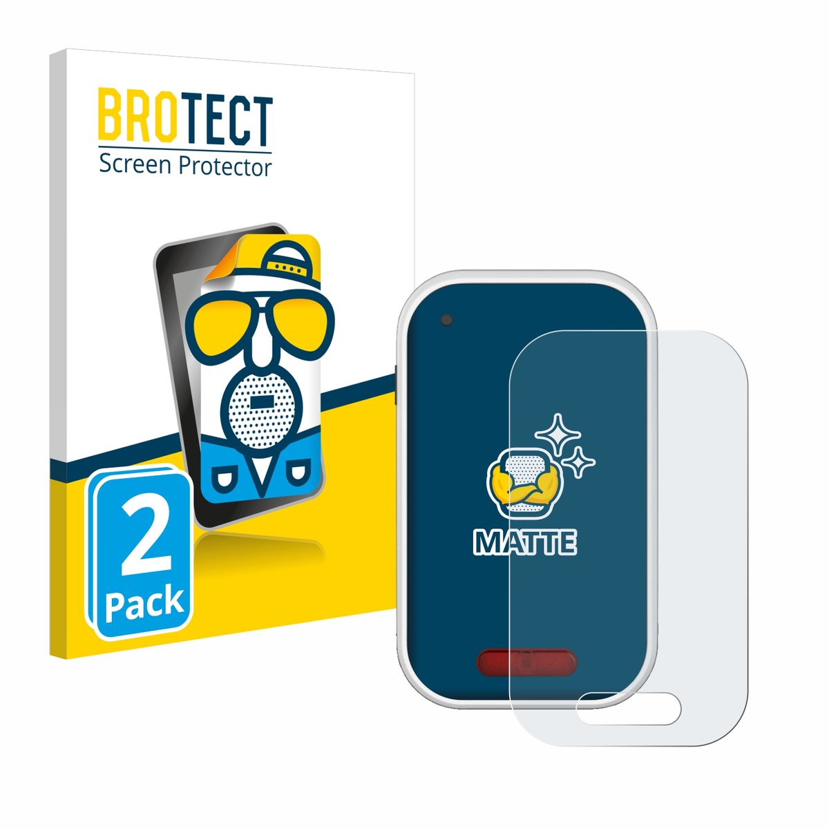 BROTECT - Screenprotector voor Polar V650 - Folie Beschermfolie matte 2 Stuks