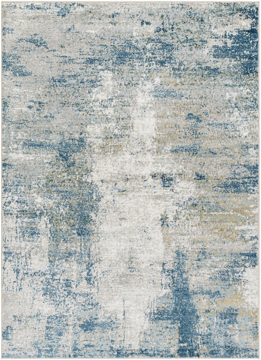 SURYA - NALANY Modern Abstract EendenBlauw Tapijt