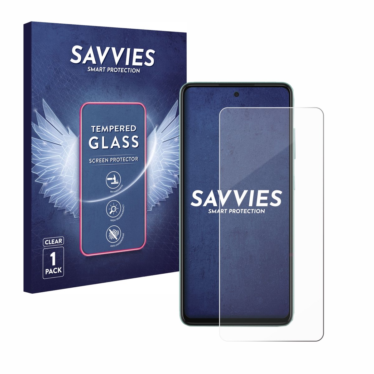 Savvies - Glas Screenprotector voor Samsung Galaxy A52 / 5G - Gehard Beschermglas 9H