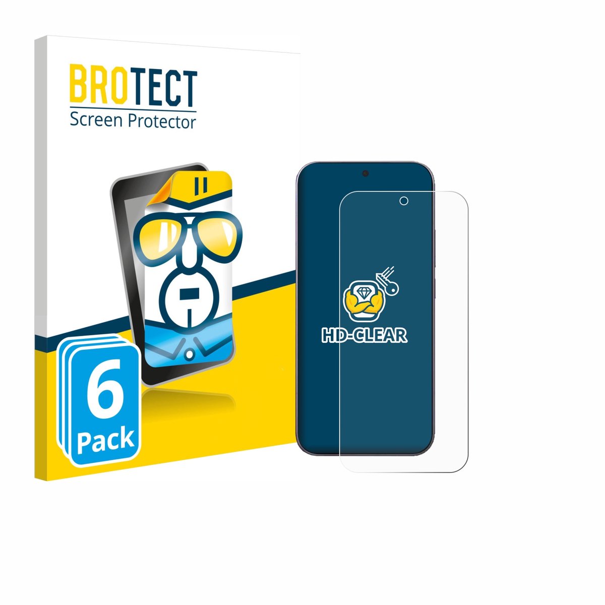 BROTECT - Screenprotector voor Xiaomi 17 Pro Max - Folie Beschermfolie transparant 6 Stuks