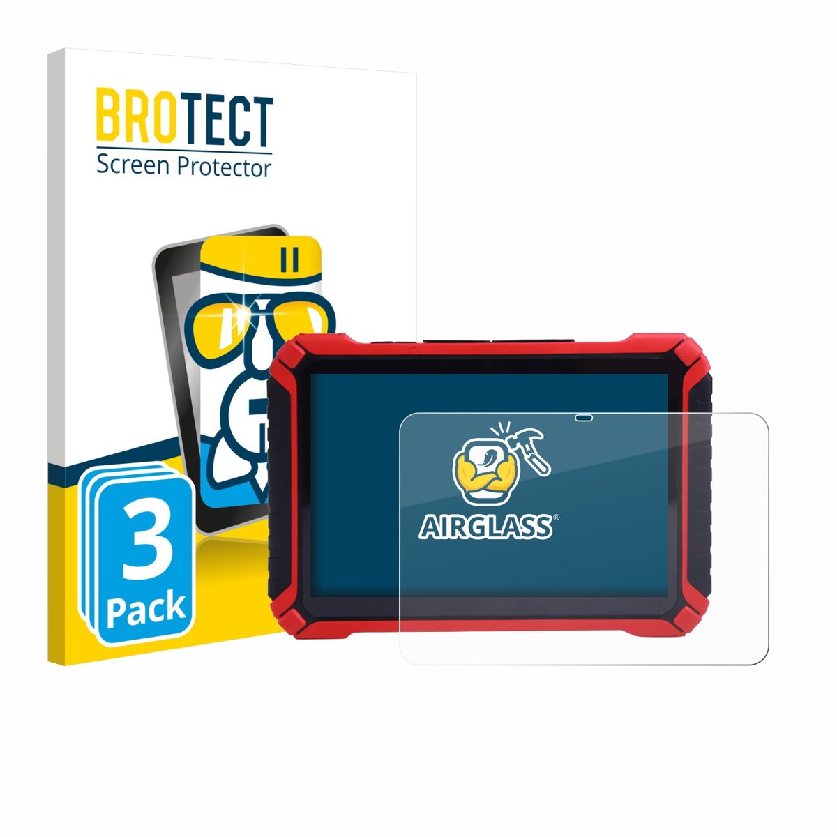 Screenprotector 3 Stuks voor Launch X-431 Pad IX Beschermglas transparant